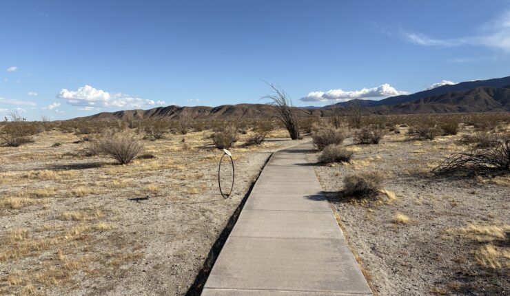 Strolling to the Visitor Center
