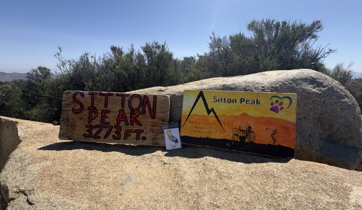Sweating up Sitton Peak