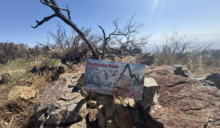 Atop Modjeska Peak
