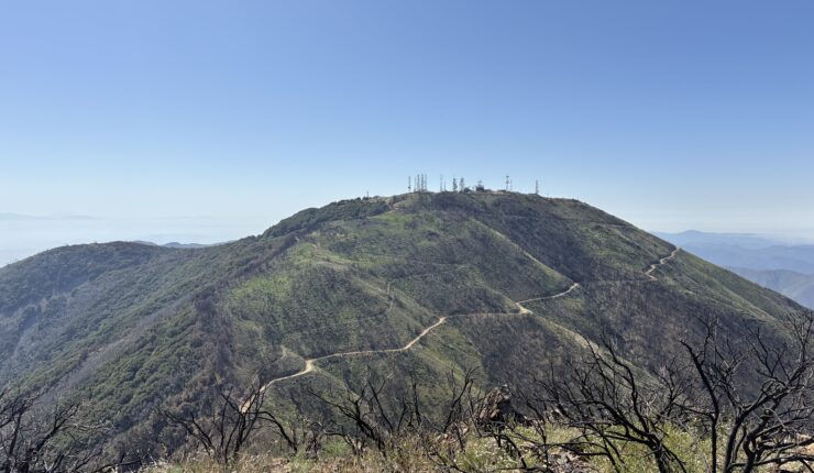 Returning to Santiago Peak