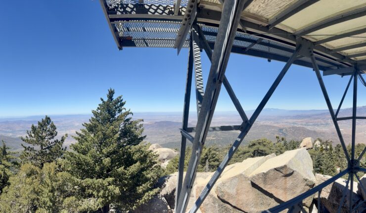 Visiting the Black Mountain Lookout Tower
